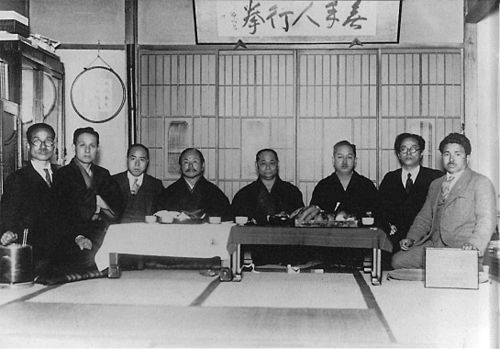بزرگترین استادان وقت کاراته - توکیو ۱۹۳۰